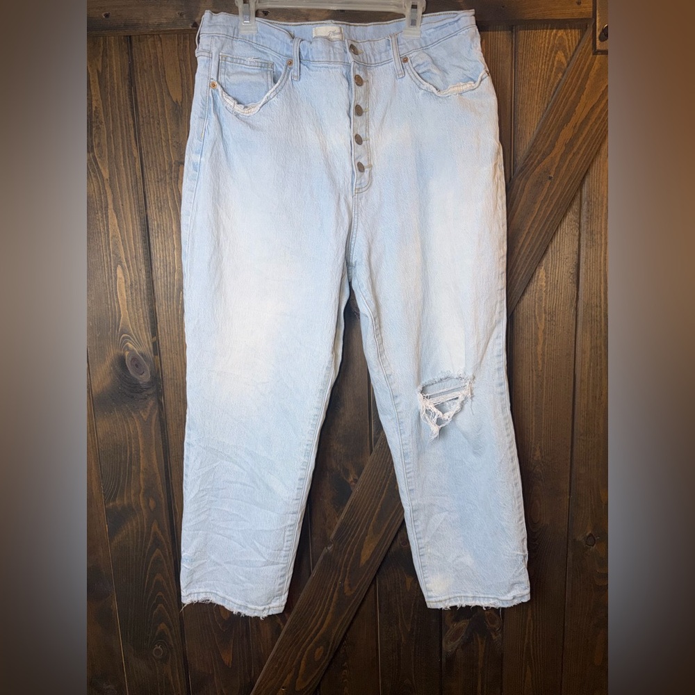 Universal Thread Vintage Straight Button Fly Deni… - image 1